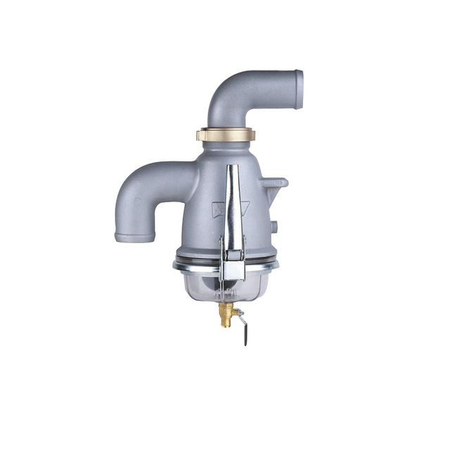 Soupape A Siphon ALU Coudee avec Vidange GIADA-RIV342 Ø60 référence fournisseur 450798